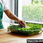 Home 13 식재료를 활용한 외식 메뉴 재현하기 - **Gourmet Kitchen Prep: Mise en Place and Fresh Ingredients**
A bright, clean, and organized mod...